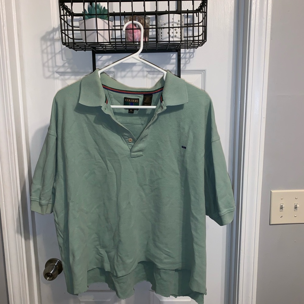collared Alexander Julian cropped shirt